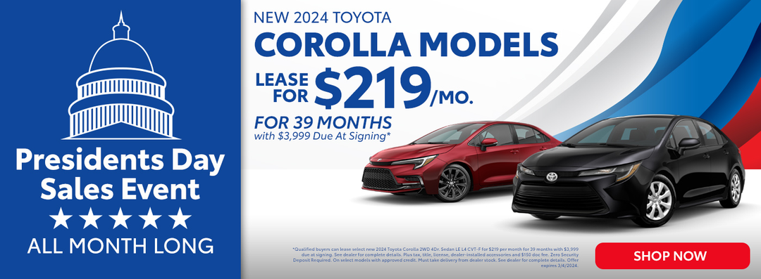 2024 Toyota Corolla Lease Offer Fort Worth TX
