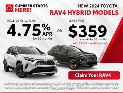 New 2024 Toyota RAV4 Hybrid Models