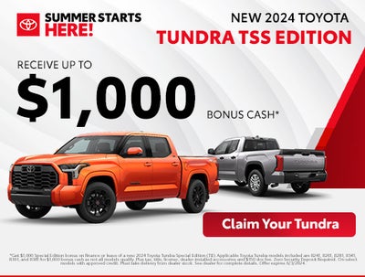 New 2024 Toyota Tundra TSS Edition