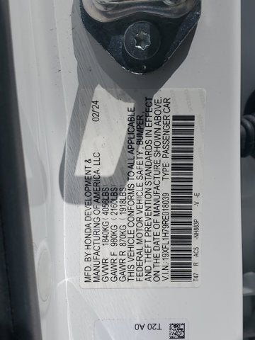 2024 Honda Civic Hatchback EX-L