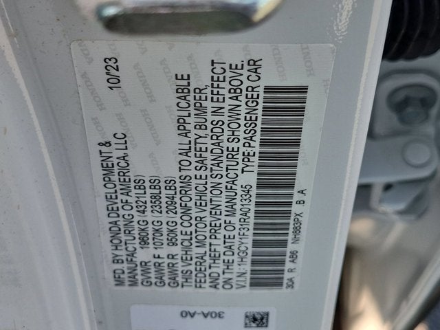 2024 Honda Accord EX