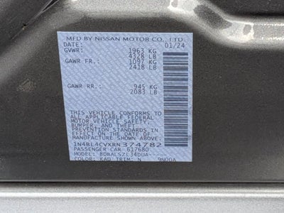 2024 Nissan Altima 2.5 SR