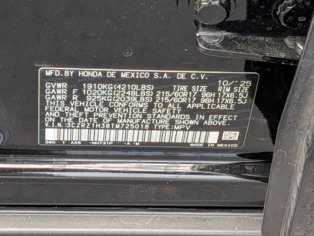 2026 Honda HR-V LX