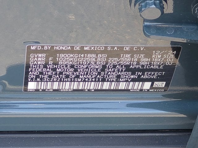 2025 Honda HR-V Sport