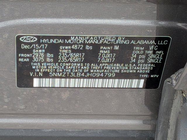 2018 Hyundai Santa Fe Sport 2.4 Base