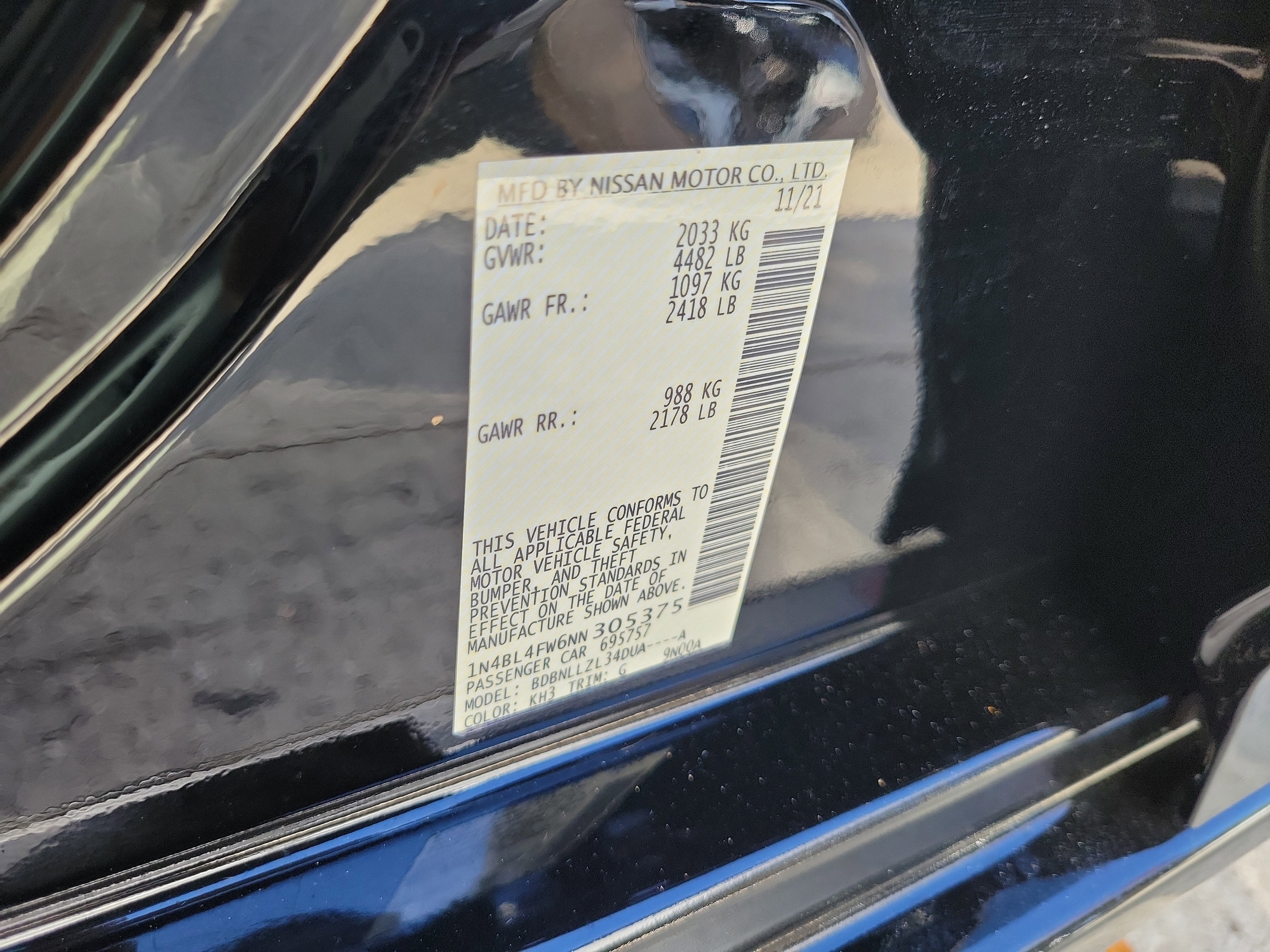 2022 Nissan Altima 2.5 Platinum