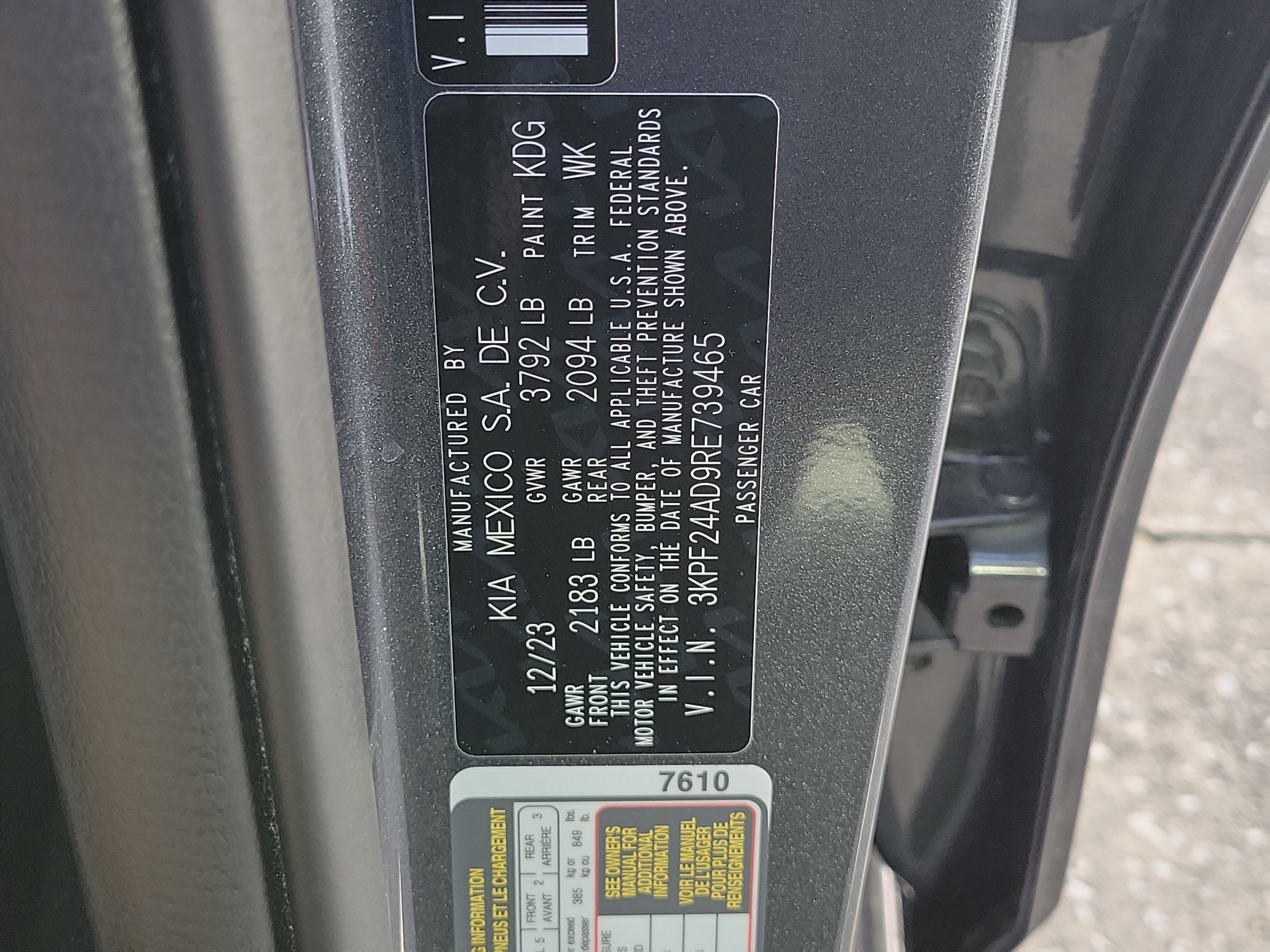 2024 Kia Forte LXS