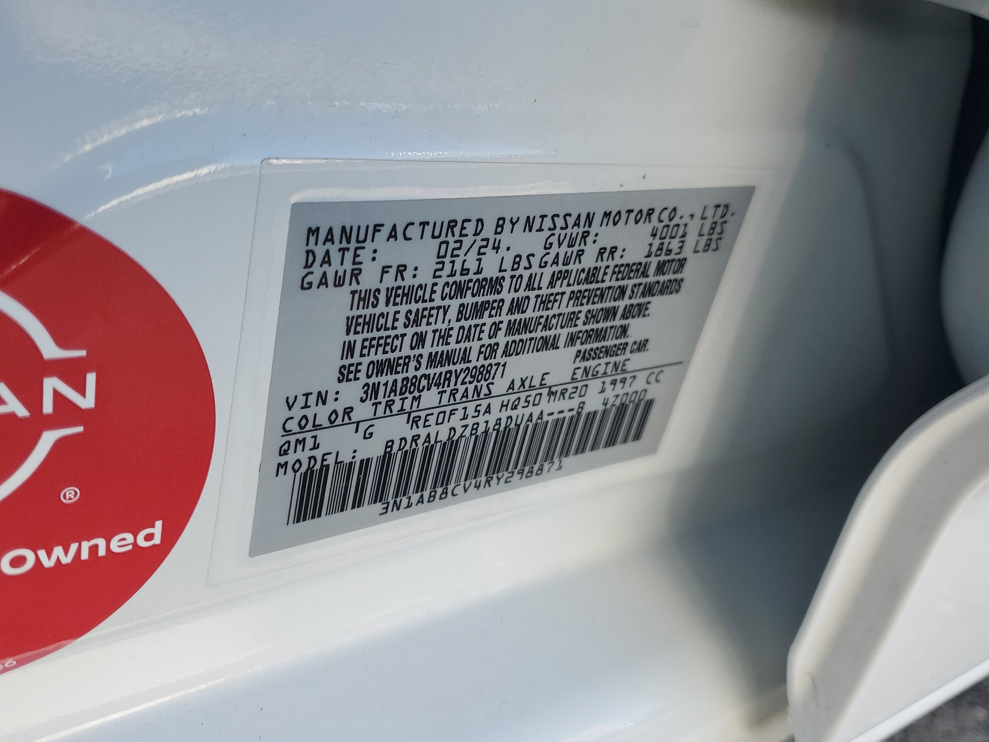 2024 Nissan Sentra SV