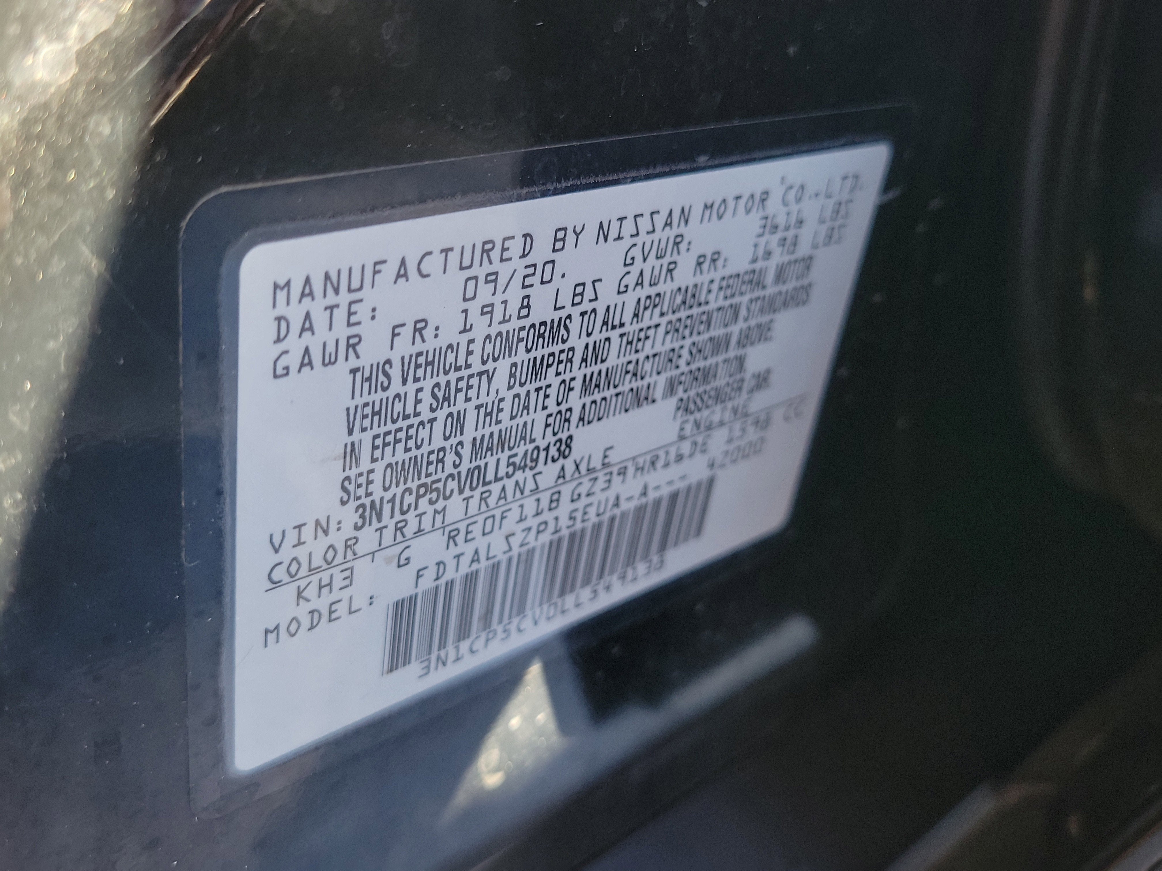 2020 Nissan Kicks SV