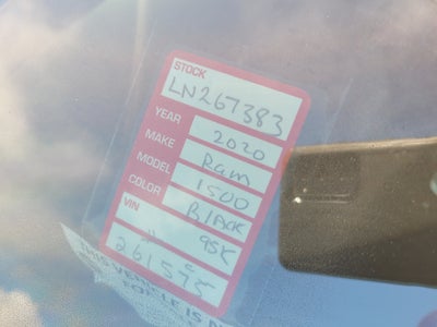 2020 RAM 1500 Big Horn