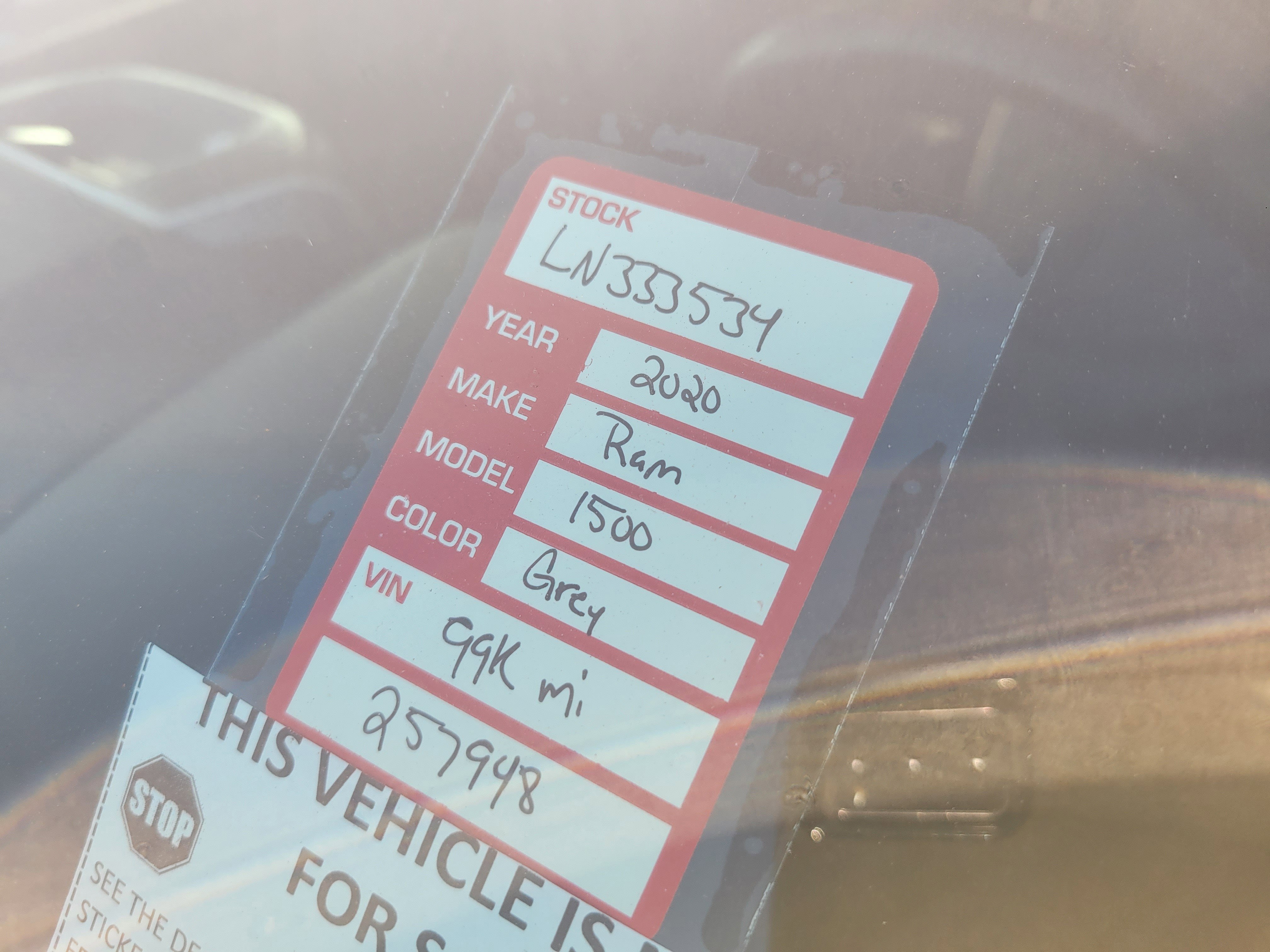 2020 RAM 1500 Big Horn