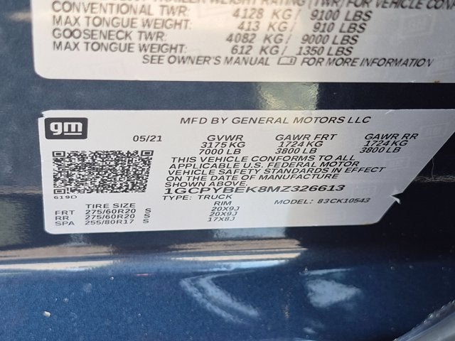 2021 Chevrolet Silverado 1500 Custom