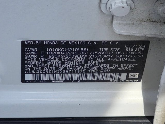 2025 Honda HR-V LX