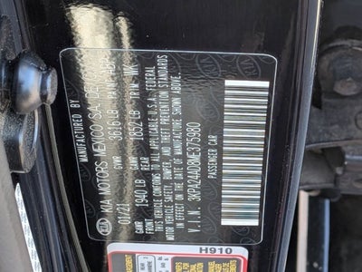 2021 Kia Rio S
