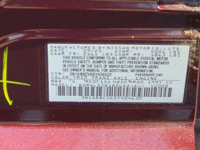 2025 Nissan Sentra SV