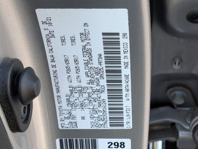 2022 Toyota Tacoma 2WD TRD Sport