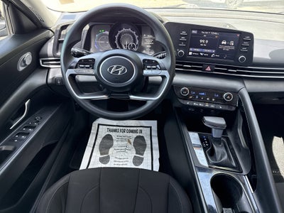 2023 Hyundai Elantra Hybrid Blue