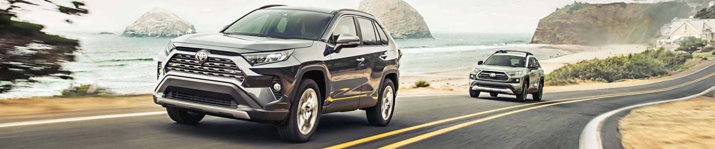 image of Toyota vehicles driving