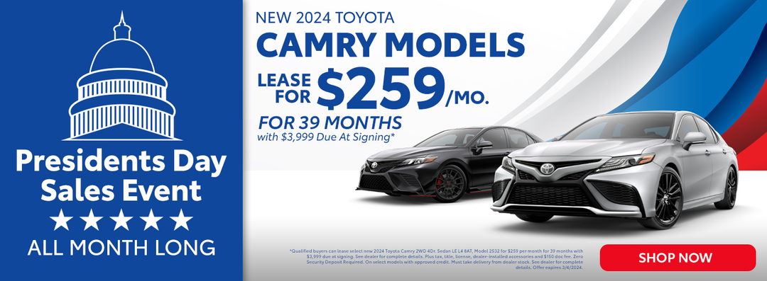 2024 Toyota Camry Lease Offer Fort Worth TX