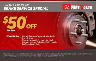Front or Rear Brake Service Special