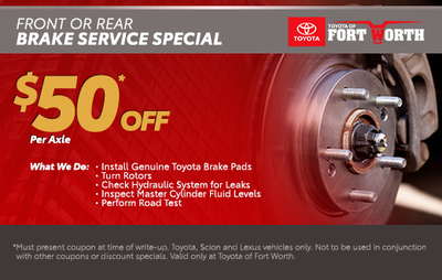 Toyota Service Specials & Coupons