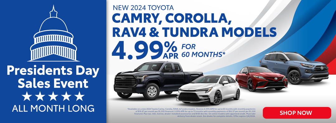 New 2024 Toyota APR Offer Fort Worth TX