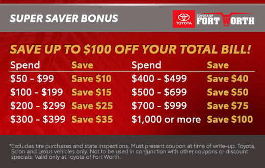 Super Saver Bonus
