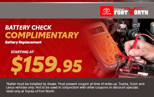 Complimentary Battery Check