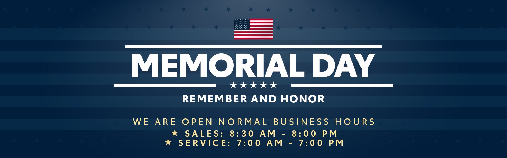 Open Memorial Day Toyota of Fort Worth