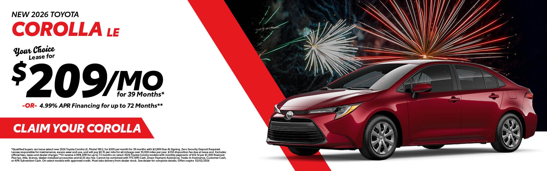 NEW 2026 Toyota Carolla