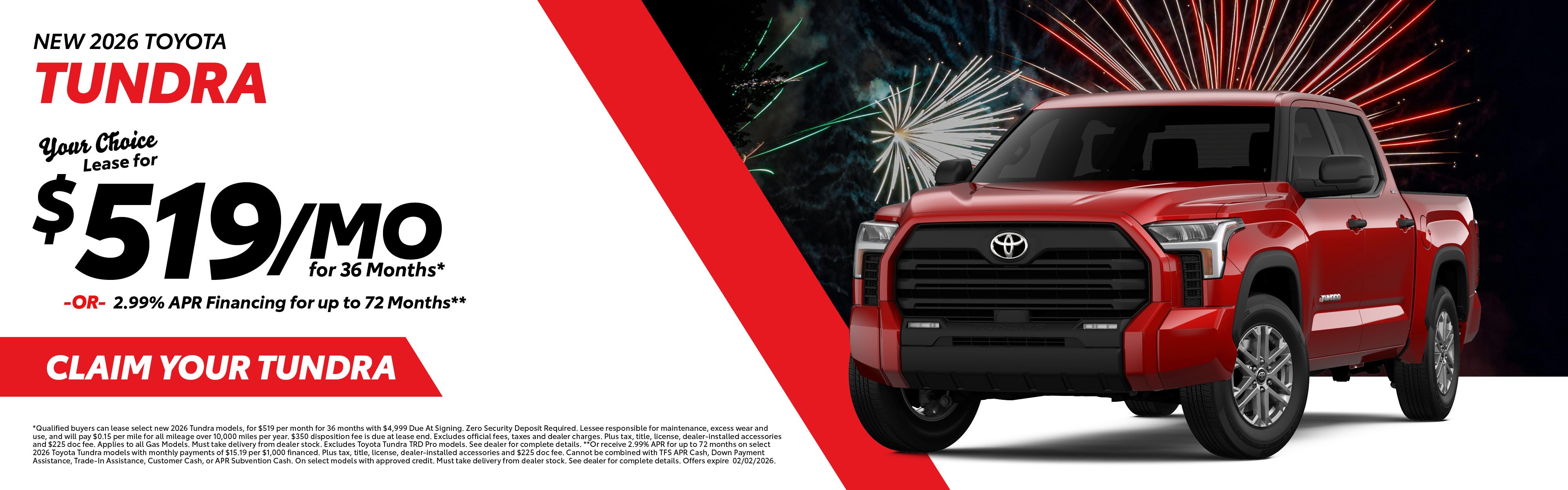 New 2026 Toyota Tundra