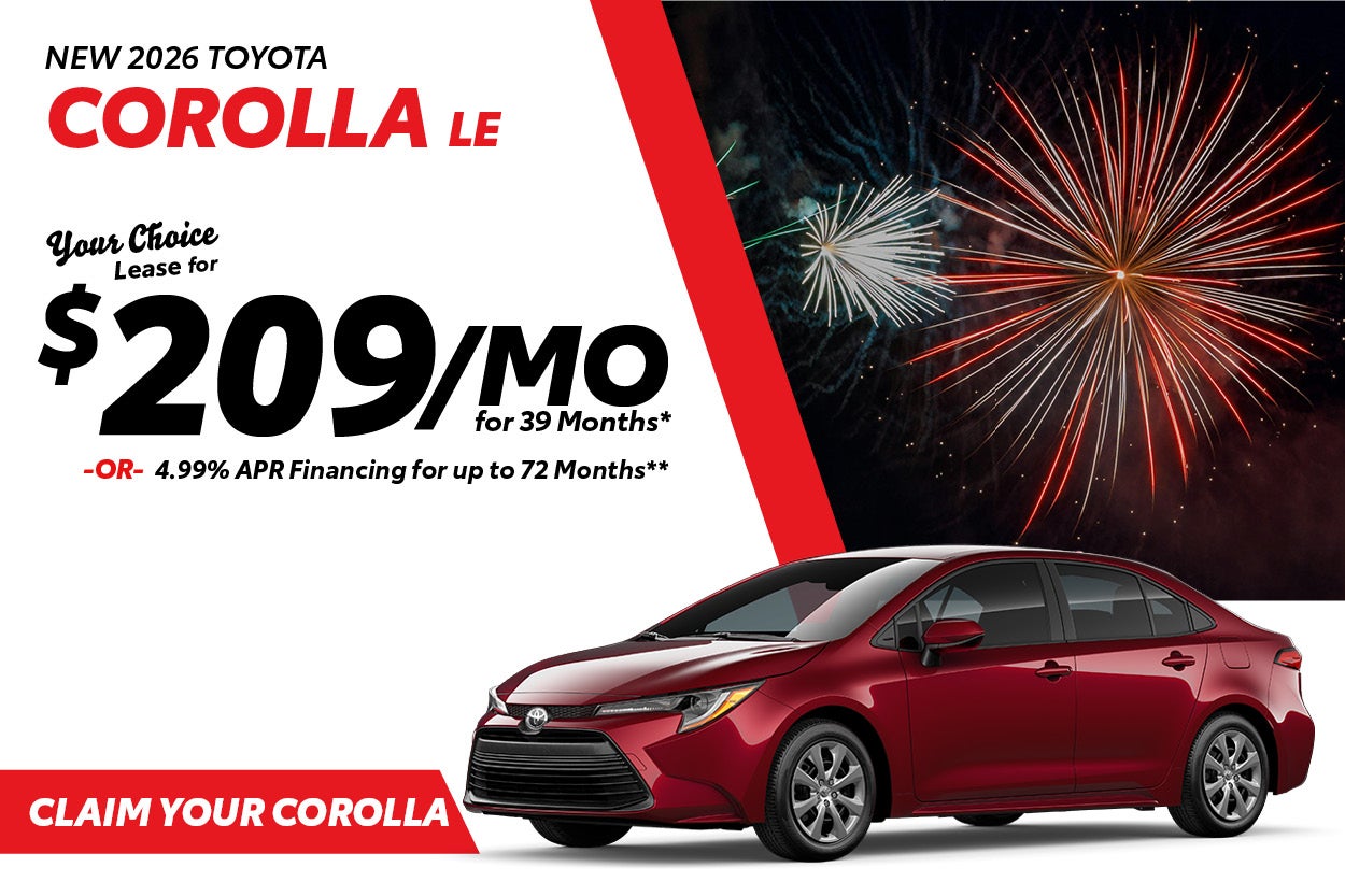 New 2026 Toyota Corolla LE
