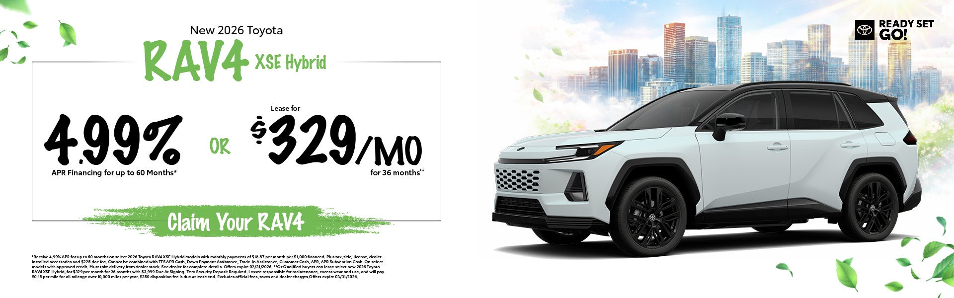 New 2026 Toyota RAV4 XSE Hybrid