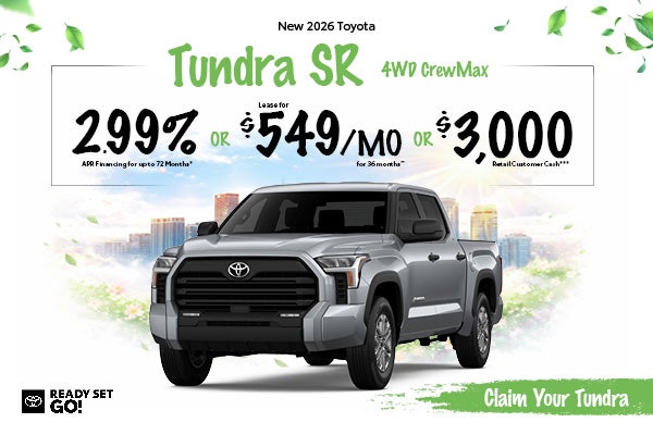 New 2026 Tundra SR 4WD CrewMax