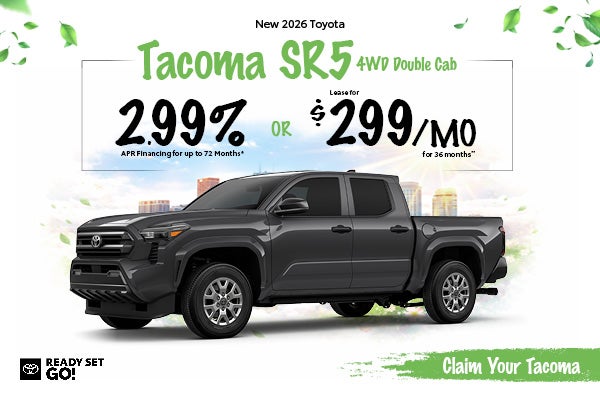 New 2026 Toyota Tacoma SR5 4WD Double Cab