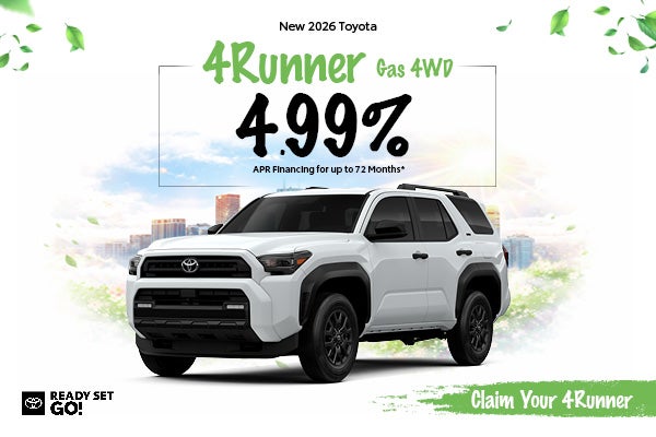 New 2026 Toyota 4Runner Gas 4WD