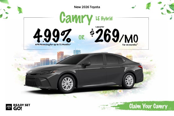New 2026 Toyota Camry LE Hybrid