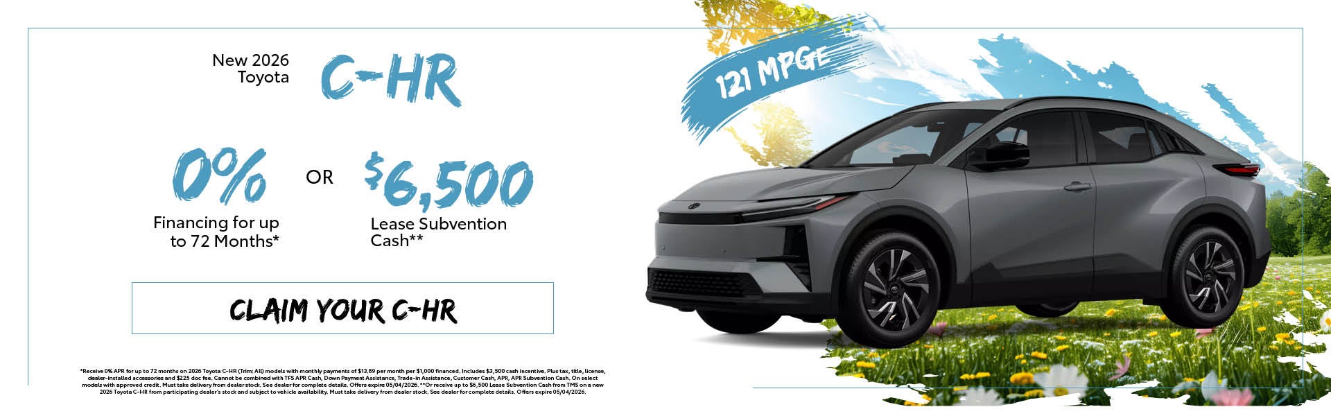 New 2026 Toyota C-HR