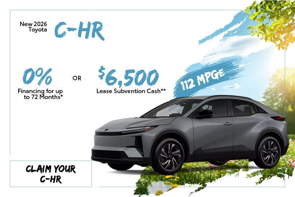 New 2026 Toyota C-HR