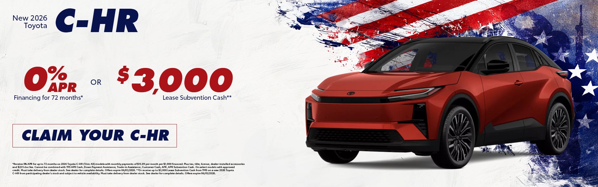 New 2026 Toyota C-HR 