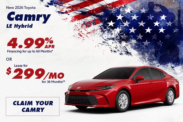New 2026 Toyota Camry LE Hybrid