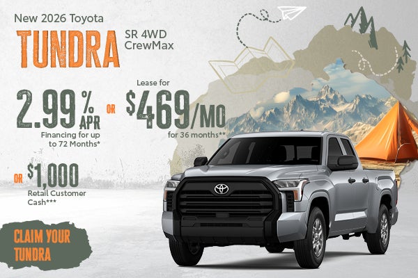 New 2026 Tundra SR 4WD CrewMax