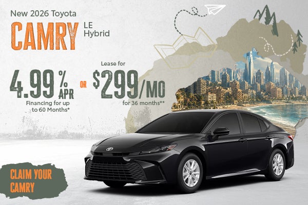 New 2026 Toyota Camry LE Hybrid